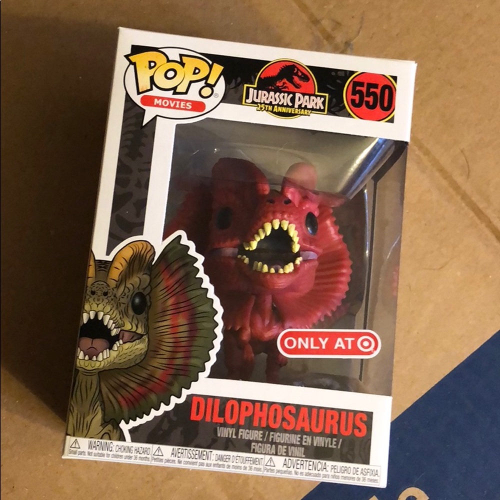 Red Dilophosaurus